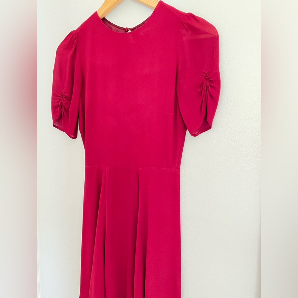 Reformation Red Mini  short sleeve Dress